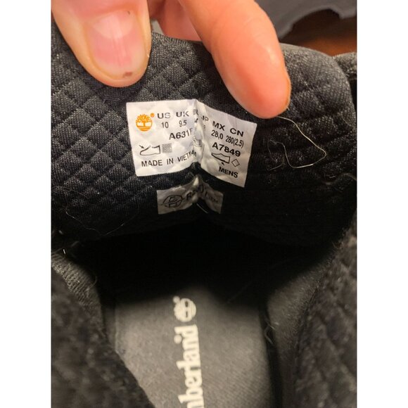 Timberland Euro Hiker Shell Toe Boot Size 10 Black - Picture 4 of 9